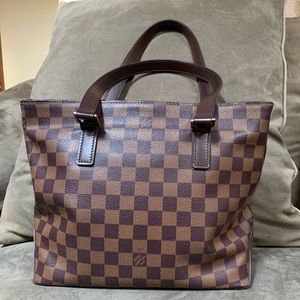 Authentic Louis Vuitton Cabas Piano Damier Ebene